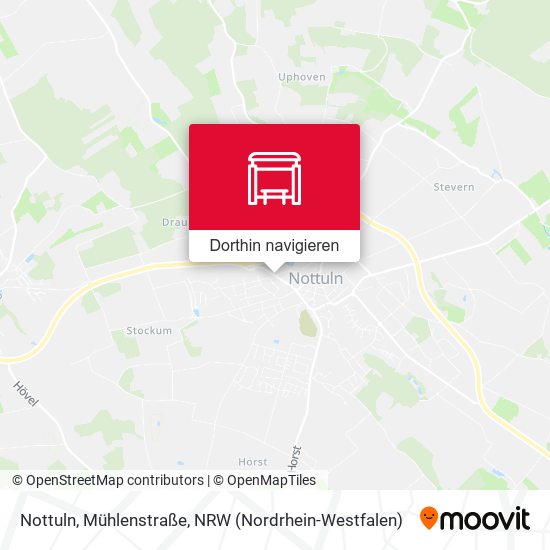 Nottuln, Mühlenstraße Karte