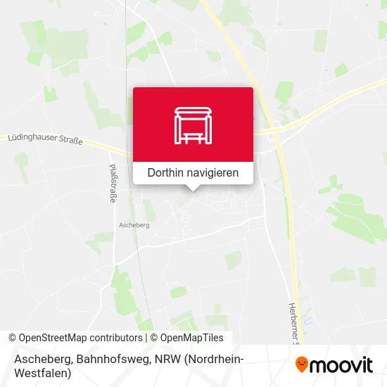 Ascheberg, Bahnhofsweg Karte