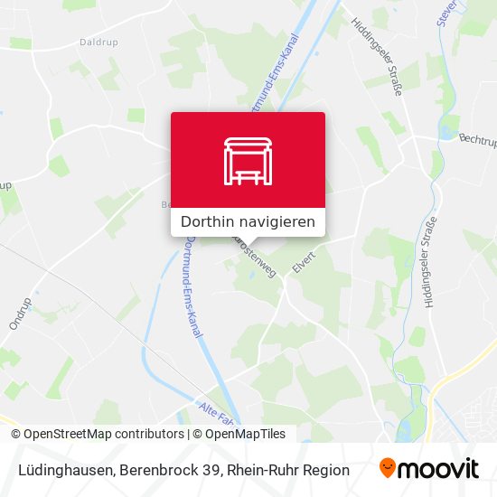 Lüdinghausen, Berenbrock 39 Karte