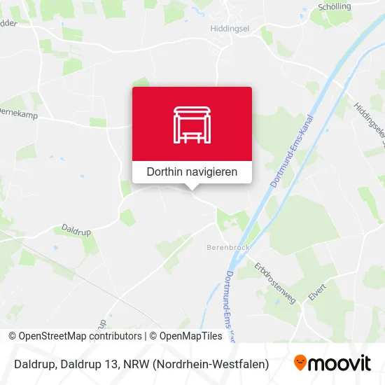 Daldrup, Daldrup 13 Karte