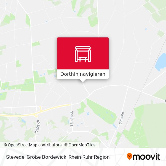 Stevede, Große Bordewick Karte