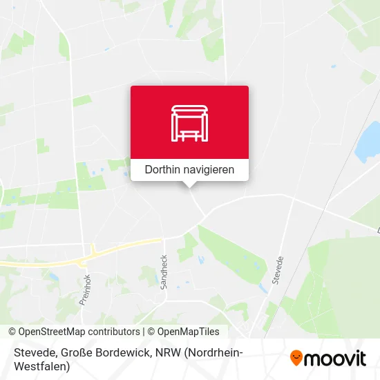 Stevede, Große Bordewick Karte