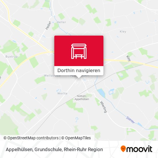 Appelhülsen, Grundschule Karte