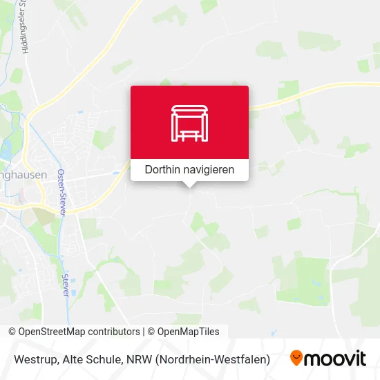 Westrup, Alte Schule Karte