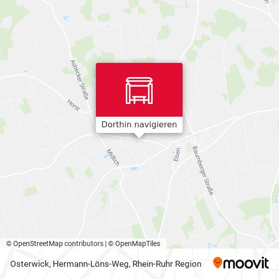 Osterwick, Hermann-Löns-Weg Karte