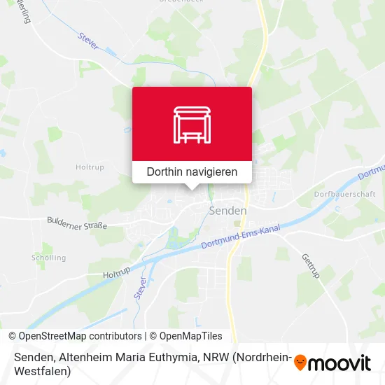 Senden, Altenheim Maria Euthymia Karte