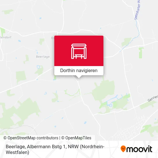 Beerlage, Albermann Bstg 1 Karte