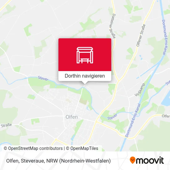 Olfen, Steveraue Karte