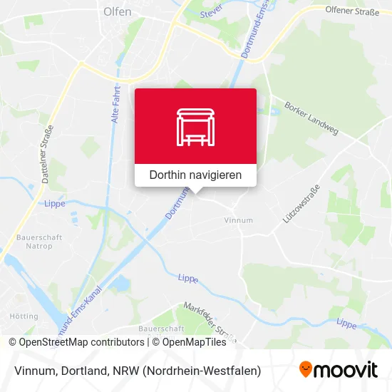 Vinnum, Dortland Karte