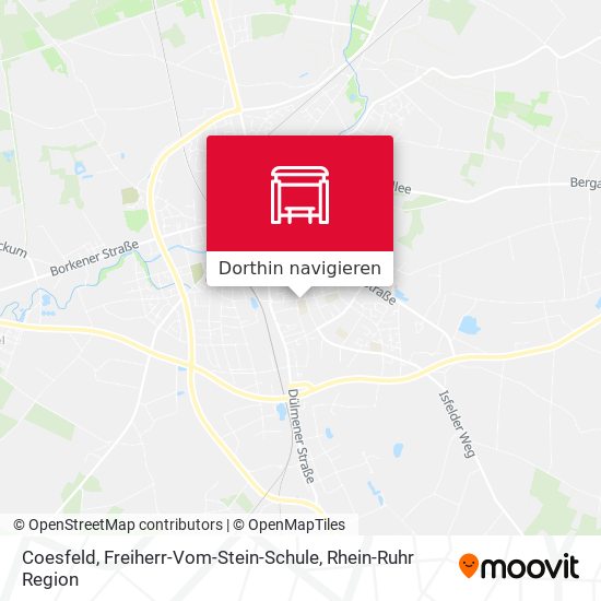 Coesfeld, Freiherr-Vom-Stein-Schule Karte