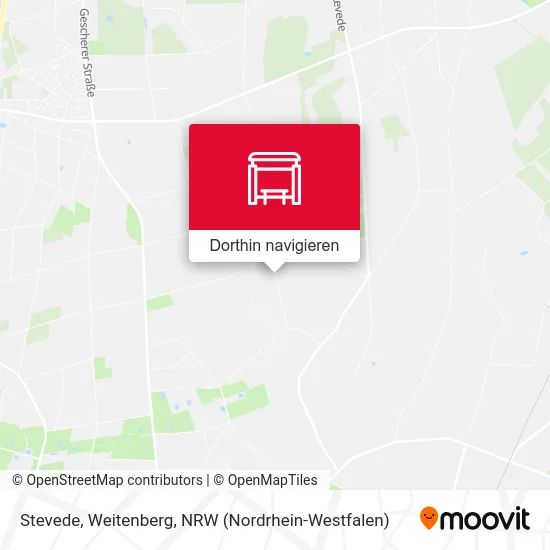 Stevede, Weitenberg Karte