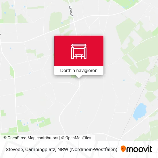 Stevede, Campingplatz Karte