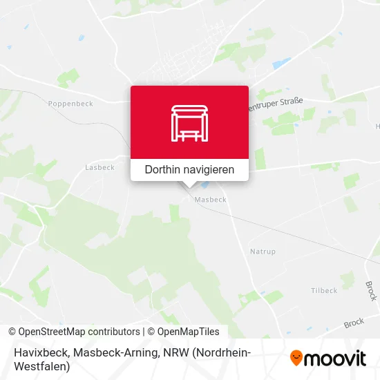 Havixbeck, Masbeck-Arning Karte