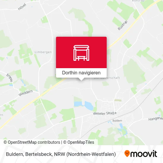 Buldern, Bertelsbeck Karte