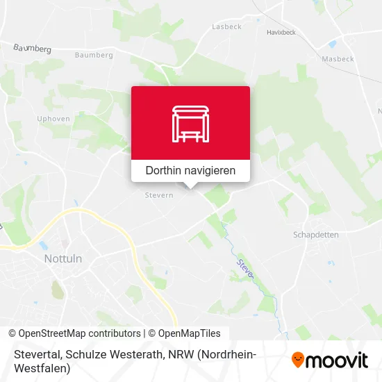 Stevertal, Schulze Westerath Karte