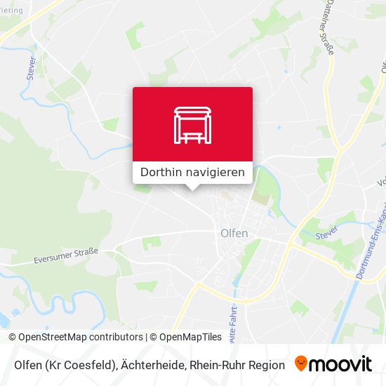 Olfen (Kr Coesfeld), Ächterheide Karte