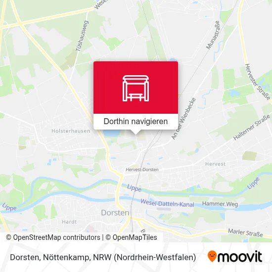 Dorsten, Nöttenkamp Karte