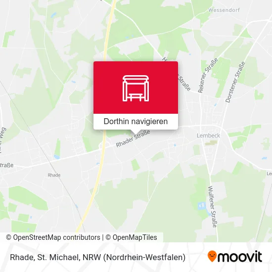 Rhade, St. Michael Karte