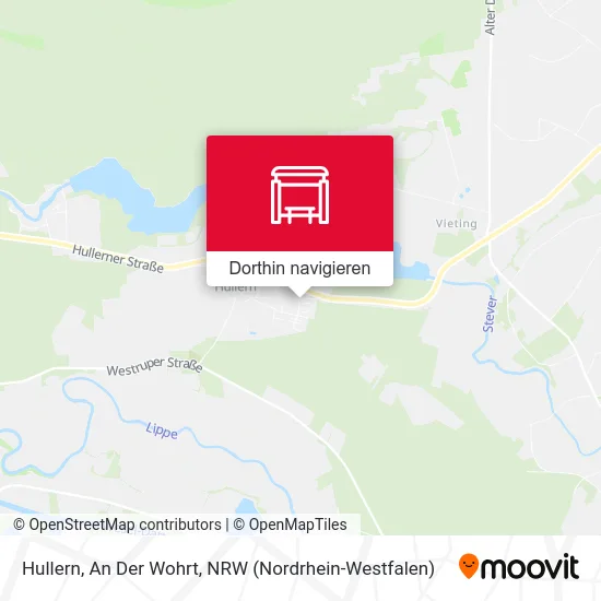 Hullern, An Der Wohrt Karte