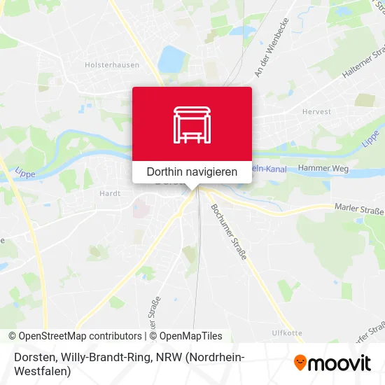 Dorsten, Willy-Brandt-Ring Karte