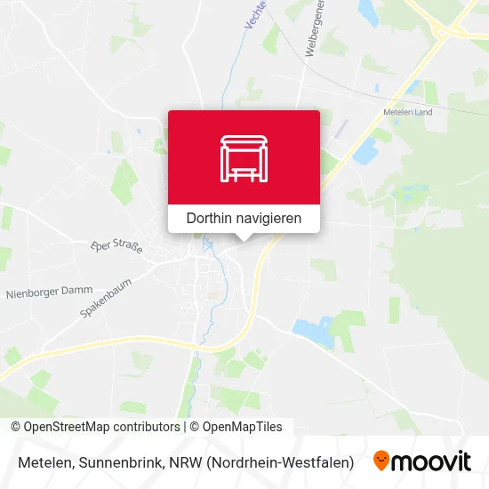 Metelen, Sunnenbrink Karte