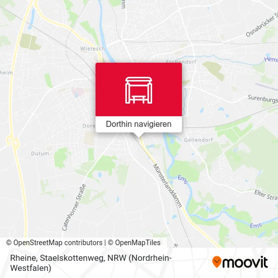 Rheine, Staelskottenweg Karte