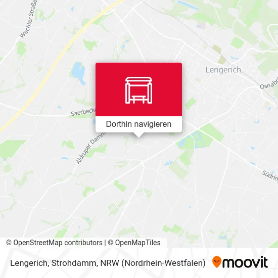 Lengerich, Strohdamm Karte