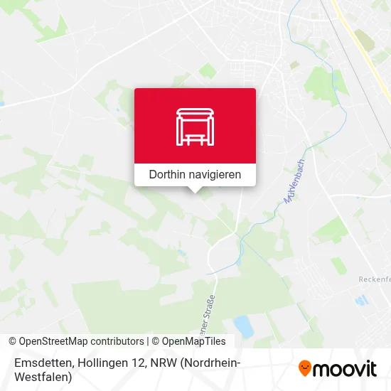 Emsdetten, Hollingen 12 Karte