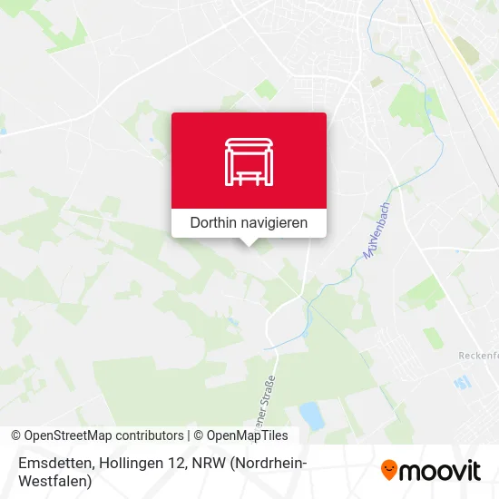 Emsdetten, Hollingen 12 Karte