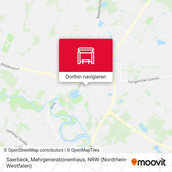 Saerbeck, Mehrgenerationenhaus Karte