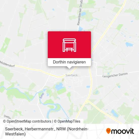 Saerbeck, Herbermannstr. Karte