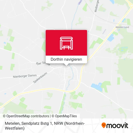 Metelen, Sendplatz Bstg 1 Karte