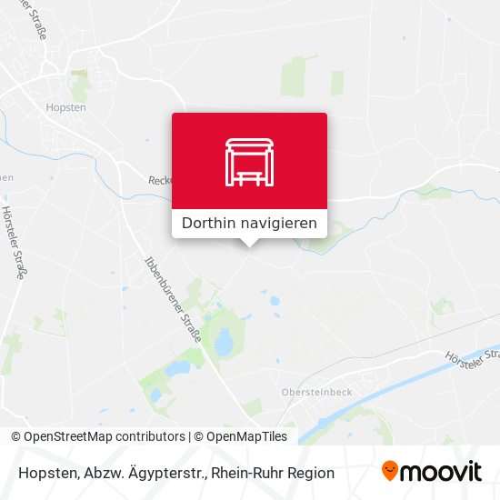 Hopsten, Abzw. Ägypterstr. Karte