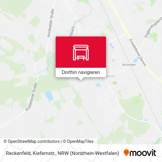 Reckenfeld, Kiefernstr. Karte