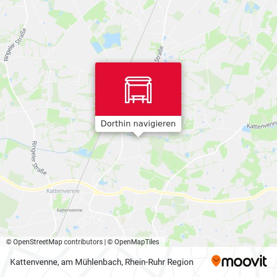 Kattenvenne, am Mühlenbach Karte