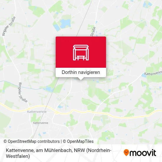 Kattenvenne, am Mühlenbach Karte