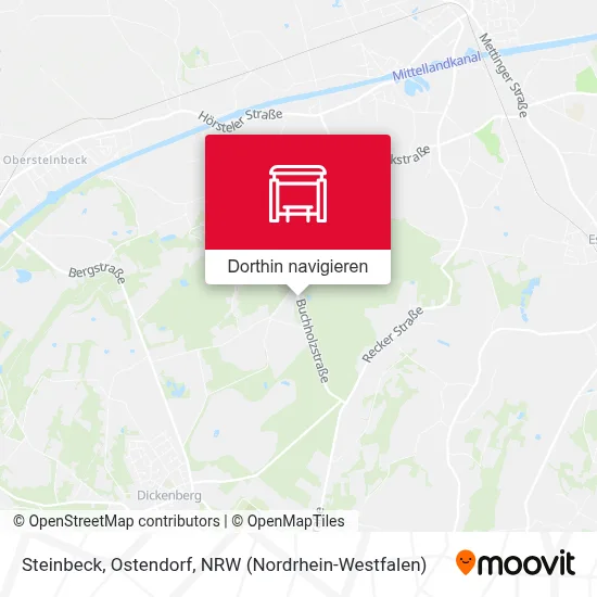 Steinbeck, Ostendorf Karte