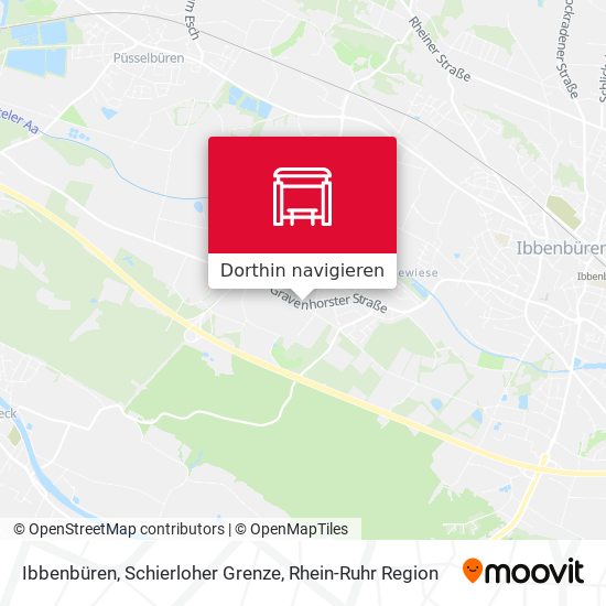 Ibbenbüren, Schierloher Grenze Karte