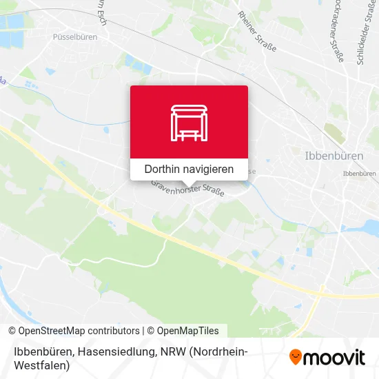 Ibbenbüren, Hasensiedlung Karte