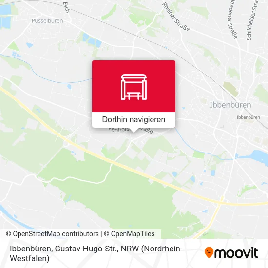 Ibbenbüren, Gustav-Hugo-Str. Karte