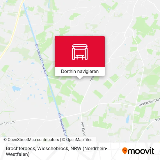 Brochterbeck, Wieschebrock Karte