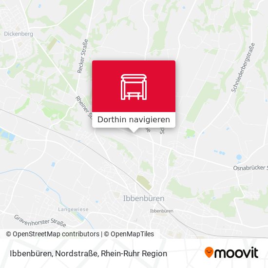 Ibbenbüren, Nordstraße Karte