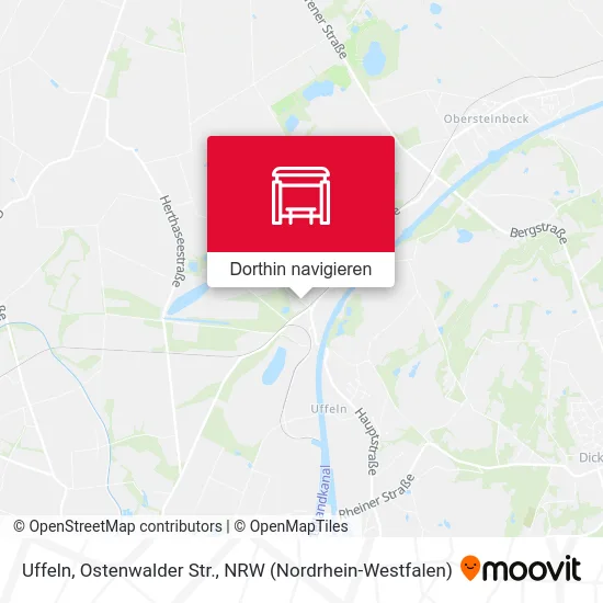 Uffeln, Ostenwalder Str. Karte