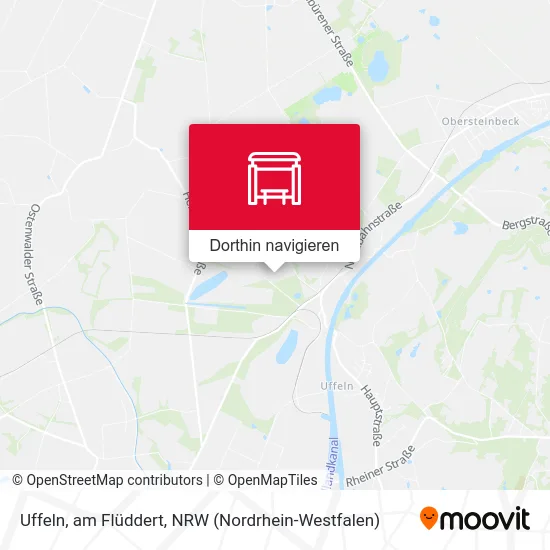 Uffeln, am Flüddert Karte