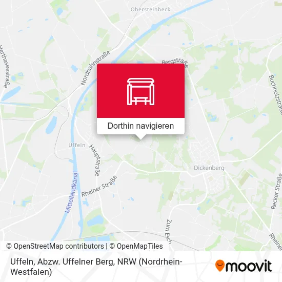 Uffeln, Abzw. Uffelner Berg Karte