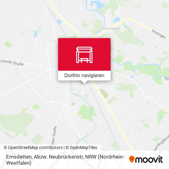 Emsdetten, Abzw. Neubrückenstr Karte