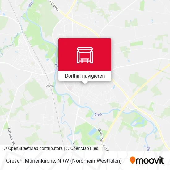 Greven, Marienkirche Karte