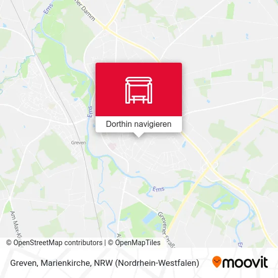 Greven, Marienkirche Karte