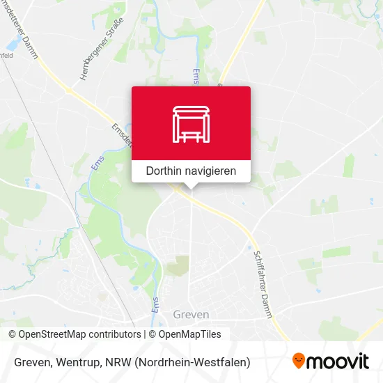 Greven, Wentrup Karte