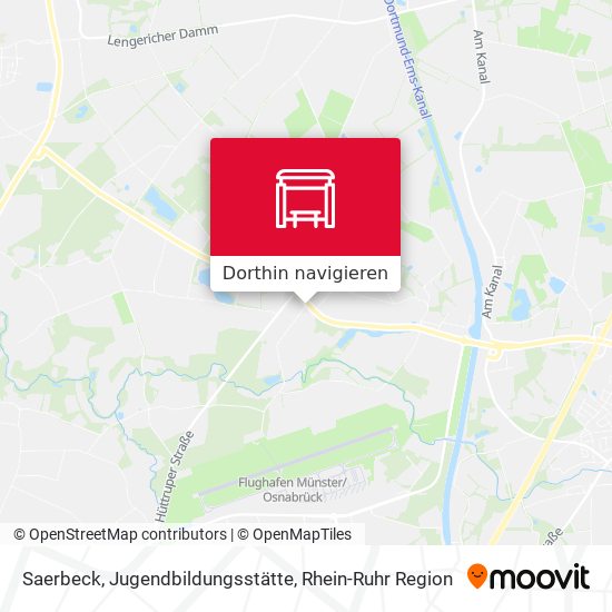 Saerbeck, Jugendbildungsstätte Karte